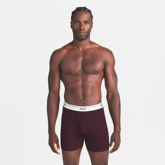 SKIMS COTTON RIB MENS 5" BOXER BRIEF