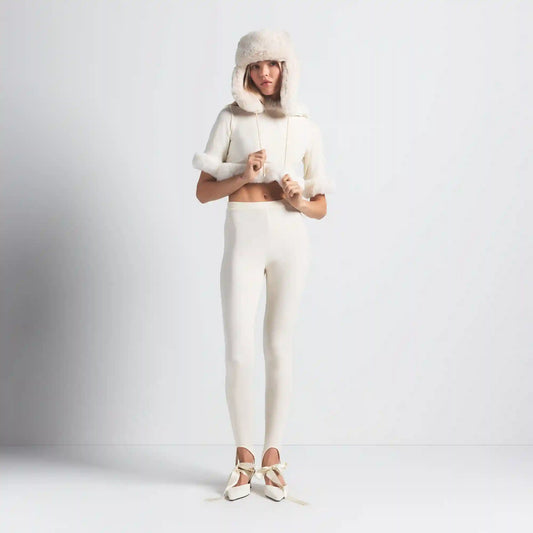 FAUX FUR TRAPPER HAT