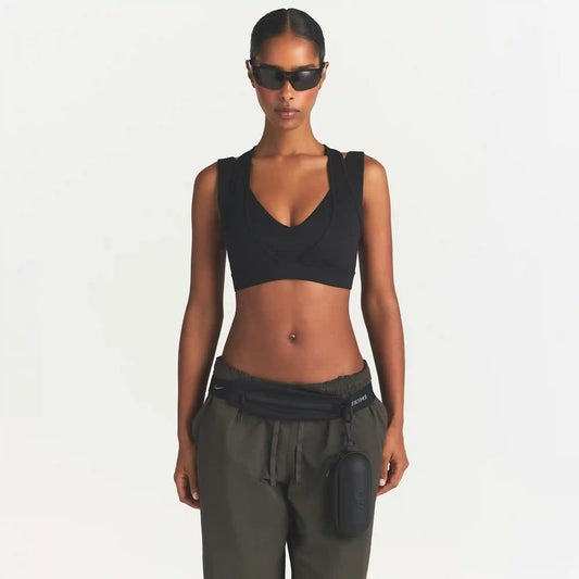 NikeSKIMS MATTE DOUBLE STRAP PLUNGE BRA