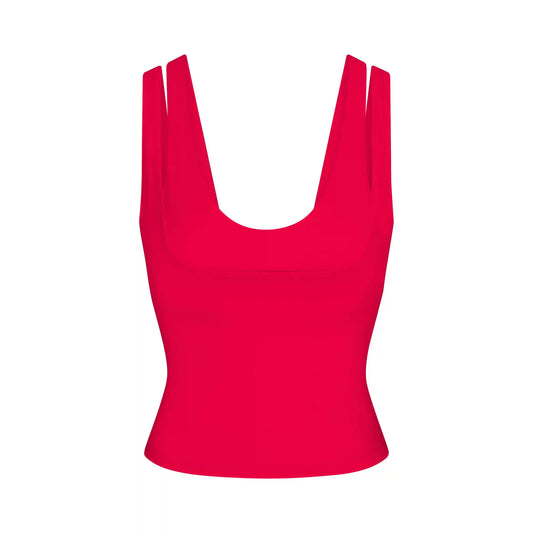 NikeSKIMS MATTE DOUBLE STRAP SCOOP TANK