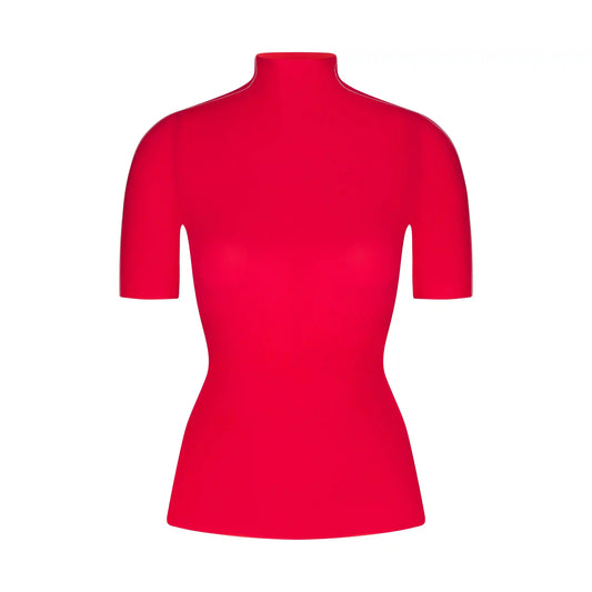 NikeSKIMS WEIGHTLESS LAYERS MOCK NECK SHORT SLEEVE T-SHIRT