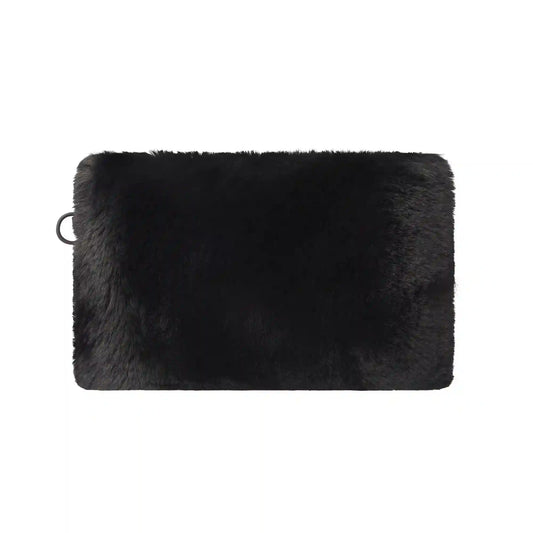 FAUX FUR MEDIUM POUCH KEYCHAIN