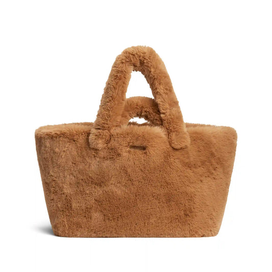 FAUX FUR JUMBO TOTE