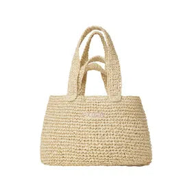 SKIMS ACCESSORIES RAFFIA MINI TOTE PAPER