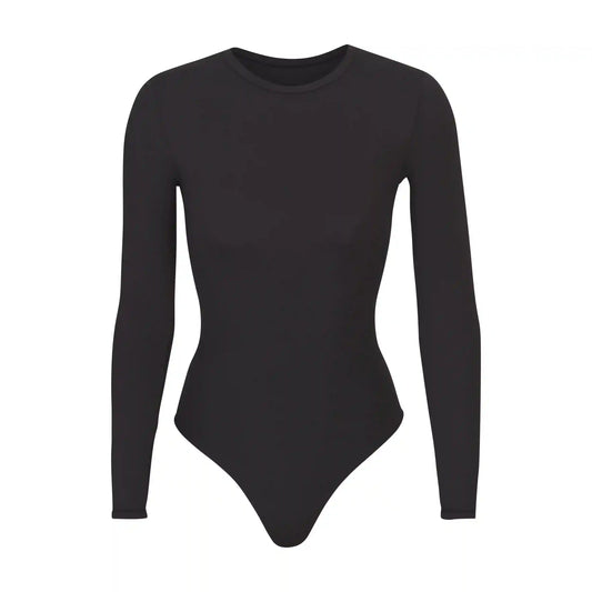FITS EVERYBODY LONG SLEEVE CREW NECK BODYSUIT