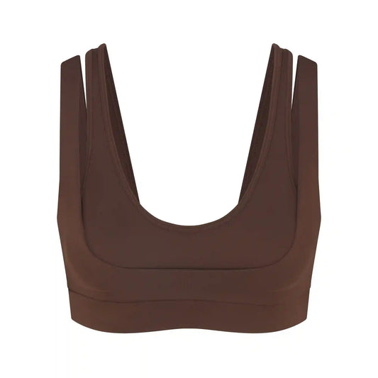 NikeSKIMS MATTE DOUBLE STRAP SCOOP BRA