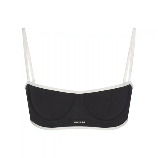 COTTON RIB BALCONETTE BRA