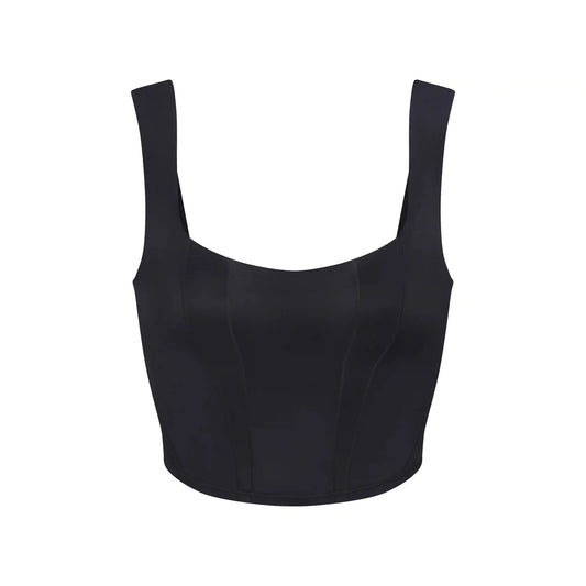NikeSKIMS SATIN SHINE PANELED SCOOP TANK