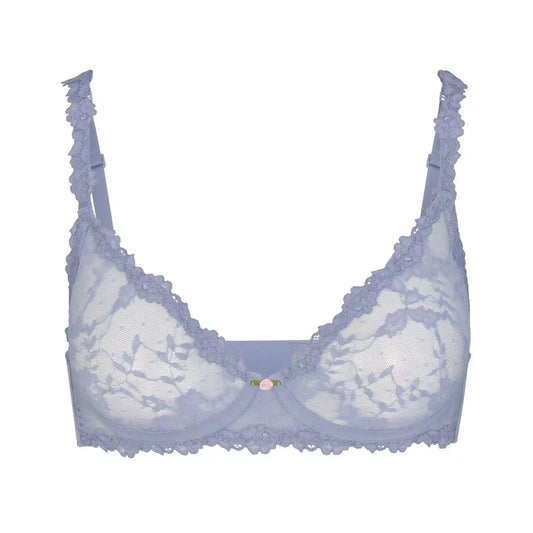 STRETCH LACE UNLINED DEMI BRA