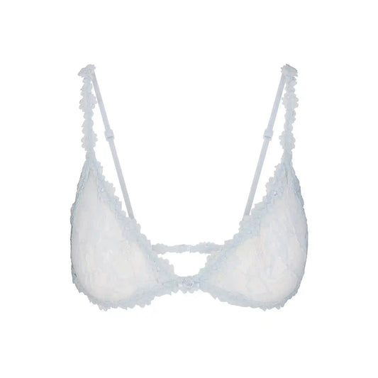 STRETCH LACE TRIANGLE BRALETTE