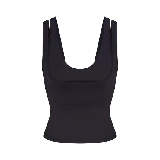 NikeSKIMS MATTE DOUBLE STRAP SCOOP TANK