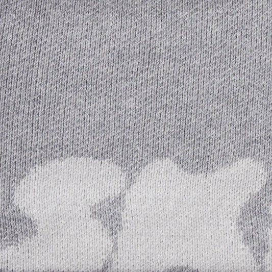 COTTON KNIT MENS LOGO BEANIE