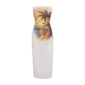 SWIM COVER-UPS COTTON TUBE DRESS
