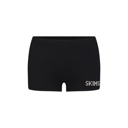 SWEATER KNIT LOGO SHORT