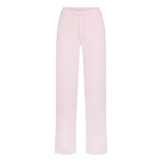 COTTON JERSEY STRAIGHT LEG PANT