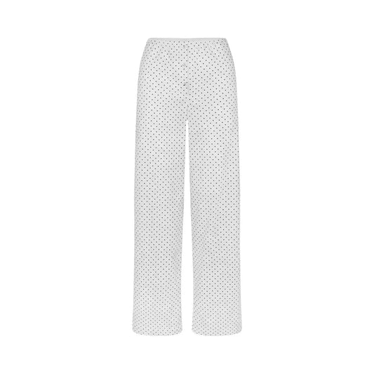 COTTON POPLIN SLEEP STRAIGHT LEG PANT