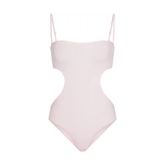 COTTON RIB CUT OUT BODYSUIT