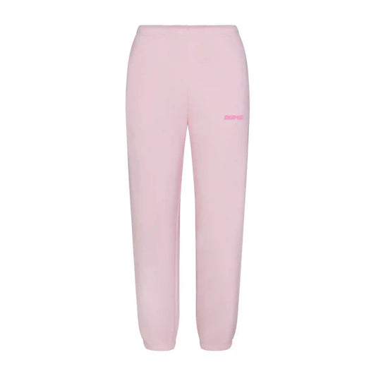 COTTON FLEECE JOGGER WITH EMBOSSED LOGO