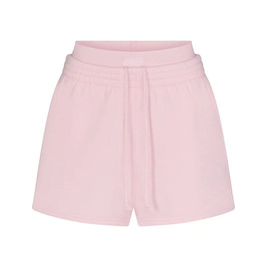 COTTON FLEECE DOUBLE WAISTBAND SHORT