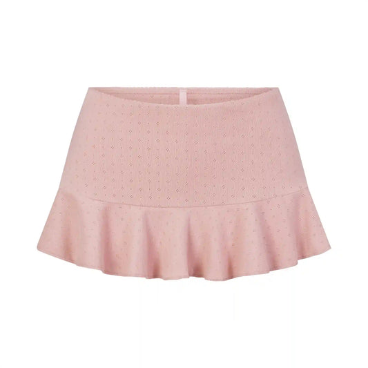 HEAVY POINTELLE MINI SKORT
