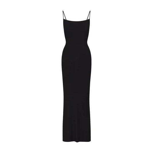 SOFT LOUNGE PETITE LONG SLIP DRESS