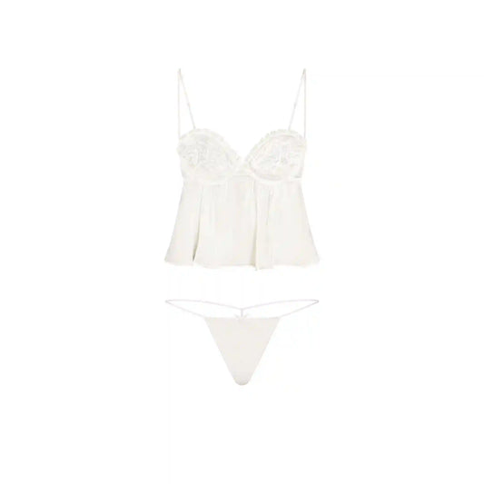 SKIMS ROMANCE BABYDOLL TOP AND STRING THONG SET