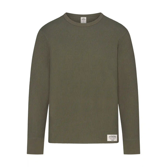 WAFFLE MENS LONG SLEEVE TOP