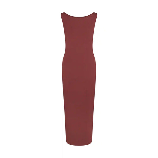 SMOOTH LAYERS CUT OUT LONG DRESS