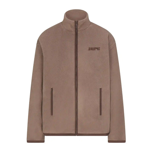 OUTDOOR FLEECE MOCK NECK ZIP UP JACKET