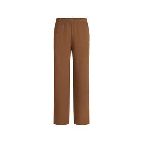 COTTON FLEECE STRAIGHT LEG PANT