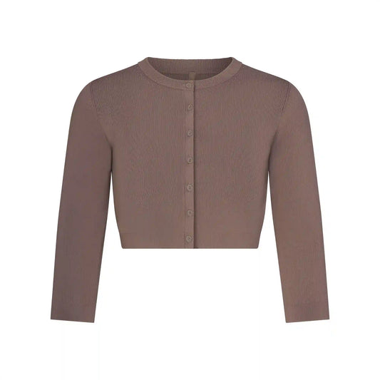 REFINED KNIT CROPPED CARDIGAN