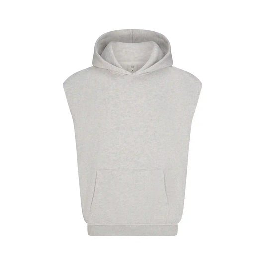 FLEECE LOUNGE MENS SLEEVELESS HOODIE