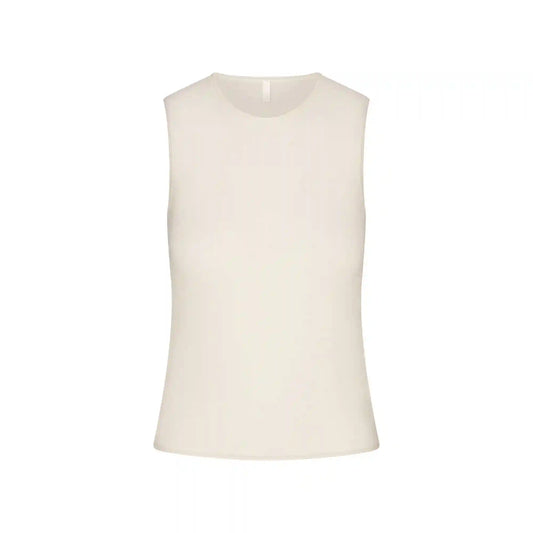 FEATHERWEIGHT CASHMERE SLEEVELESS TOP