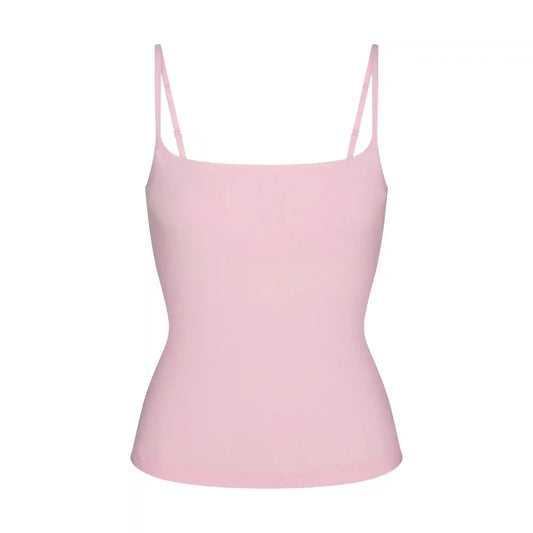 COTTON JERSEY SCOOP NECK CAMI
