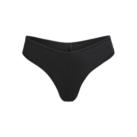 COTTON JERSEY DIPPED THONG