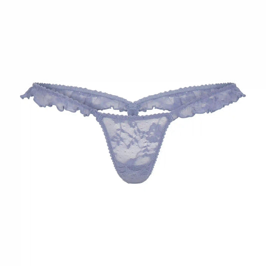 STRETCH LACE BUTTERFLY THONG