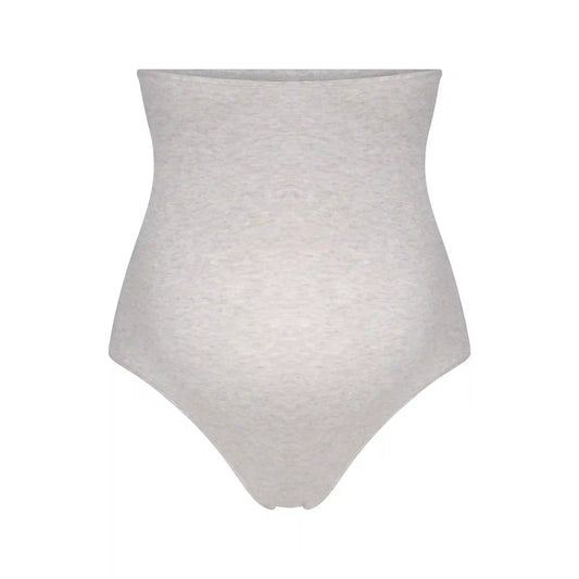 COTTON JERSEY MATERNITY HIGH-WAISTED THONG