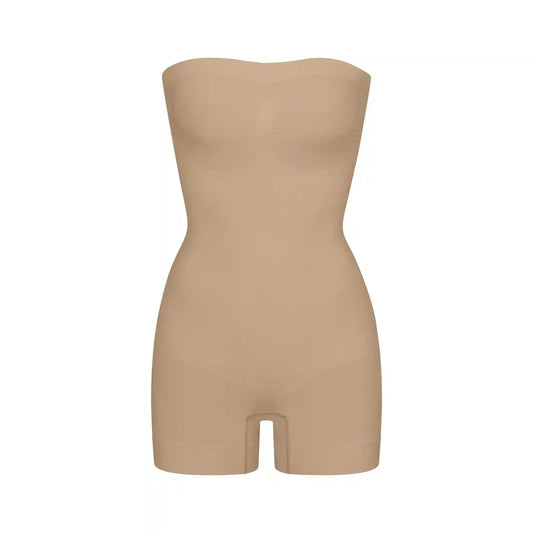 SEAMLESS SCULPT STRAPLESS SHORTIE BODYSUIT