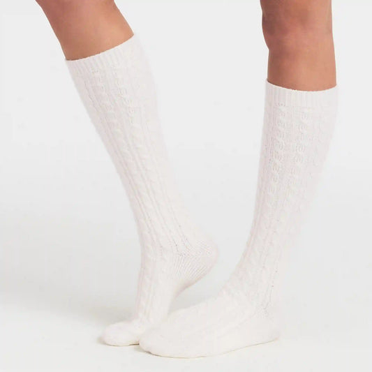 SWEATER KNIT CABLE SOCK