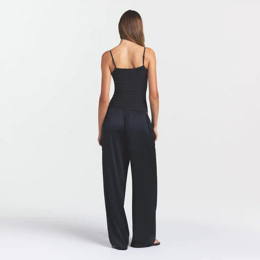 WOVEN SHINE LACE PANT