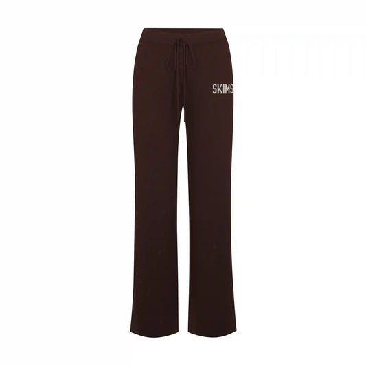 SWEATER KNIT LOGO PANT