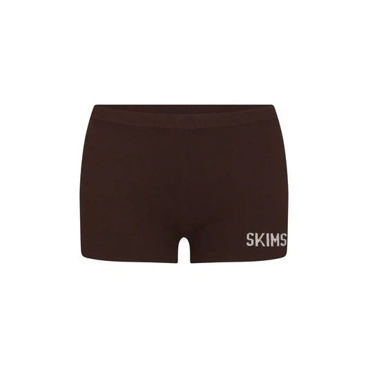 SWEATER KNIT LOGO SHORT