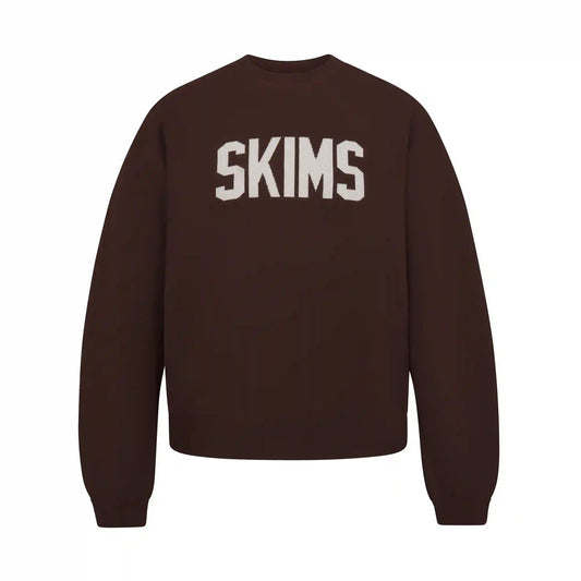 SWEATER KNIT LOGO PULLOVER