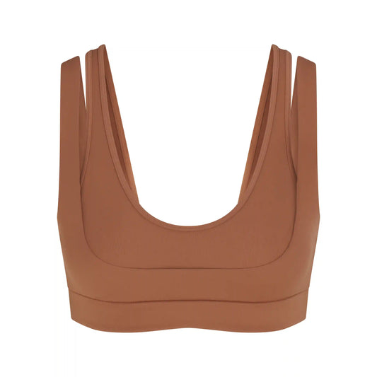 NikeSKIMS MATTE DOUBLE STRAP SCOOP BRA
