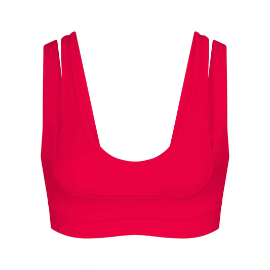 NikeSKIMS MATTE DOUBLE STRAP SCOOP BRA