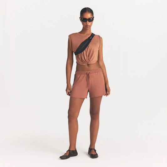 NikeSKIMS PERFORMANCE COTTON BLEND CROP TWIST TANK