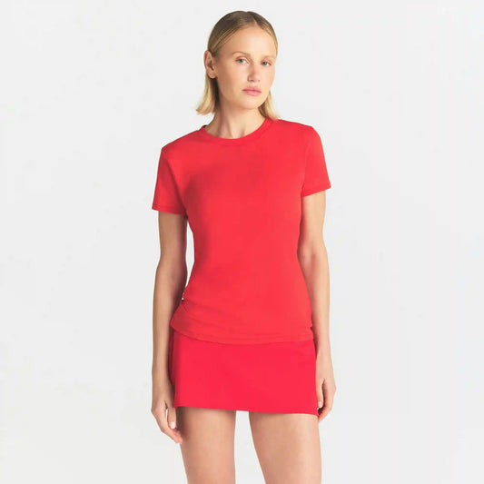 NikeSKIMS PERFORMANCE COTTON BLEND SHORT SLEEVE TOP
