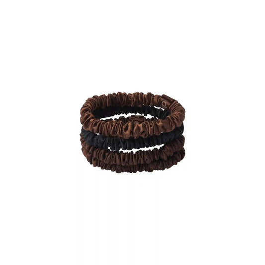 SLIP X SKIMS PURE SILK SKINNY SCRUNCHIES 4-PACK