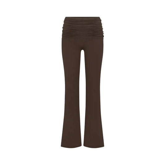 NikeSKIMS MATTE FOLDOVER SLIM FLARE LEGGING