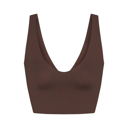 NikeSKIMS MATTE V-NECK BRA TOP